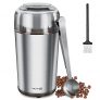 KYG Molinillo de Café Eléctrico Desmontable de 300W Potencia Molinos de Acero Inoxidable con Capacidad 70 gr Muele Rápido Semillas/Nueces/Especias