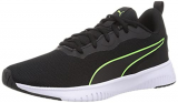 PUMA Flyer Flex, Zapatillas para correr, para Unisex adulto, Negro (Puma Black-Green Glare), 38.5 EU