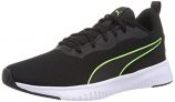 PUMA Flyer Flex, Zapatillas para correr, para Unisex adulto, Negro (Puma Black-Green Glare), 38.5 EU