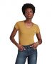 G-STAR RAW Eyben Slim V-Neck Camiseta, Verde (Toasted 2757-c623), XL para Mujer