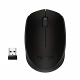 Logitech M171 Ratón Inalámbrico, 2,4 GHz con Nano Receptor USB, Seguimiento Óptico, Batería 12 Meses, Ambidiestro, PC/Mac/Portátil, Negro