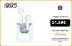 QCY auriculares inalámbricos T12 con Bluetooth 5,1, dispositivo de audio TWS, de baja latencia, con puerto tipo C, versión actualizada|Auriculares y audífonos|