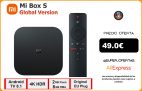 Xiaomi Mi Box S, reproductor multimedia de Streaming 4k Ultra HD, WIFI 2G, 8G, BT 4,2, Google Cast|Decodificadores|