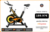 Bicicleta estática Spinning para ejercicio Indoor. Volante 10 kg. Pulsómetro. Registro Actividad. Sujección Dispositivo Móvil.|Bicicletas fijas de interior|