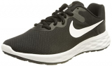 Nike Revolution 6 Zapatillas de Correr, Hombre, Negro (Black/White/Iron Grey), 42 EU