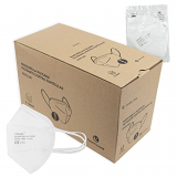 Mooncare Dispensador Mascarillas FFP2 [Pack 50 Uds] Oreja, Mascarilla Certificada/Homologada [No Reutilizable], Eficacia Filtración > 94%, Norma EN149:2001+A1:2009, No Contiene Grafeno