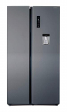 INFINITON SBS-668WDIX – Frigorífico combi americano, Inox, 559 Litros, No Frost, Alto 177cm, Dispensador de agua, FreshZone, LECO System, Clase F (A++)