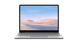 Microsoft Surface Laptop Go – Ordenador portátil 2 en 1 de 12.4″ (Intel Core i5-1035G1, 4GB RAM, 64GB eMMC, Intel Graphics, Windows 10) Platino – Teclado QWERTY Español