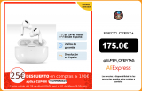 Apple Airpods PRO, auriculares bluetooth inalámbrico, original, cancelación de ruido, resistencia al agua, tres tamaños, siri|Auriculares y audífonos|