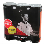 Head Pack 3 Botes Padel Edición 2019, Adultos Unisex, Amarillo, M