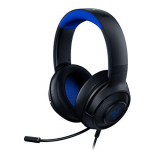 Razer Kraken X para Consolas – Auriculares Gaming Ligero para PC, Mac, PS4, Xbox One & Switch con sonido Envolvente 7.1, Controles en los Auriculares, Negro/Azul (for Console)