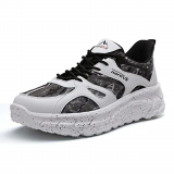 NORTIV 8 Zapatillas de correr para hombre, ligeras, informales, para caminar, para caminar, Blanco, 43 EU