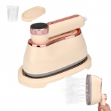 Auniq Mini plancha de vapor, 1200W Máquina de planchar plegable con pantalla y 4 modos, 160ml Portátil Micro planchas Máquinas 10s Calor rápido Plancha de Viaje Uso en Seco y Húmedo para Hogar Viajes