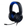 Razer Kraken X para Consolas – Auriculares Gaming Ligero para PC, Mac, PS4, Xbox One & Switch con sonido Envolvente 7.1, Controles en los Auriculares, Negro/Azul (for Console)