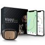 KIPPY – EVO – El Nuevo Collar GPS para Perros y Gatos – Seguimiento de Actividad, 38 gr, Waterproof, Bateria 10 dias, Brown Wood