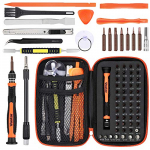 Vastar 68 en 1 Juego de Destornilladores de Precisión – Herramientas de Reparación de Destornilladores Profesional con Bolsa de Almacenamiento de EVA para Juegos, Teléfonos, Computadoras, PC