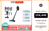 Cecotec Aspirador Vertical Conga Rockstar 700 Ultimate Potencia 420 W, Potencia de succión 24 KPa, Autonomía hasta 65 min.|Aspiradoras|
