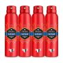 PACK X4 Old Spice Captain Spray Corporal Desodorante Para Hombres 150 ml