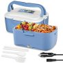 AUTOPkio Caja de Almuerzo Eléctrica de Camión, Calentadores Eléctricos Portátiles, 24V 35W Calentador de Alimentos Para Camión Caja de Almuerzo de Conductor 1.5L Calefacción de Recipiente Bento(24V)