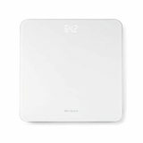 Medisana PS 435 báscula de baño digital hasta 180 kg – báscula de baño con superficie de vidrio y pantalla LED invisible