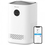 proscenic A8 SE Purificador de aire,con Filtro HEPA, Control Inteligente con APP, CADR hasta 200m³/h,25㎡,Purificador Aire para Alergias, Olor de Tabaco, Polen y Caspa de Mascota