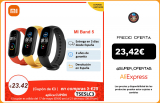 Xiaomi pulsera inteligente Mi Band 5 versión Global, reloj con Pantalla AMOLED de 1,1 «, monitor de ritmo cardíaco y Fitness, carga magnética|Pulseras inteligentes|