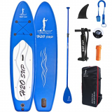H2OSUP Tabla Paddle Surf Hinchable, 320 X 76 X 15 Cm Tabla De Sup Ultraligera,Mochila Premium, Accesorios De Sup Y Cubierta Antideslizante, para Niño Y Adultos