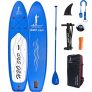 H2OSUP Tabla Paddle Surf Hinchable, 320 X 76 X 15 Cm Tabla De Sup Ultraligera,Mochila Premium, Accesorios De Sup Y Cubierta Antideslizante, para Niño Y Adultos