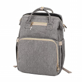 HALOVIE Mochila para Pañales Plegable Mochila de Pañales y Biberones Bolsa de Pañales con Cambiador Bolso Maternal Multifunción Gran Capacidad Organizador para Viaje Parque