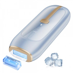 Depiladora de Luz Pulsada IPL con Enfriamiento de Hielo de Zafiro, 21J Depilación Láser Dispositivo para Mujeres/Hombres, para el Cuerpo, la cara y el Bikini