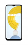 realme C21 Smartphone Libre, Batería de 5000 mAh, Pantalla completa de 6,5 Pulgadas con mini-drop, Cámara triple con IA de 13 MP, Procesador potente Helio G35, Dual Sim, 4+64GB, Cross Black