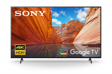 Sony KD65X80J – Smart TV de 65″ con 4K Ultra HD, Google TV, Processor X1, Triluminos Pro, HDR (modelo 2021, color negro)