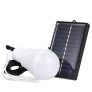 Adaskala Luz Solar Exterior, Luz LED con energía solar B-ulb Lámpara portátil de trabajo nocturno H-anging Luces recargables para el hogar Senderismo Tienda de campaña Lectura Camping