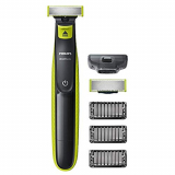 Philips QP2520/30 OneBlade – Recortador de barba, recorta, perfila y afeita, recargable
