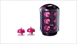 BaByliss Clip n’ Curl RS100E – Set de 12 rulos térmicos de silicona, calentamiento rápido y sistema automático de clip fácil y rápido