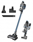 Proscenic P10 PRO Aspirador sin Cable, Potente Succión 26000Pa, Anti-Enredos, Pantalla Táctil, Batería Extraíble, 55 Minutos, Aspiradora Escoba, con 4 Cepillos para Suelos/Cortinas/Pelos de Mascotas