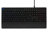 Logitech G213 Prodigy Teclado Gaming, RGB LIGHTSYNC, Teclas retroiluminadas, Resistente a Salpicaduras, Teclas personalizables, Controles Multimedia Dedicados, Disposición QWERTY ES – Negro