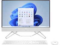 HP 24-cb0000ss – Ordenador de Sobremesa de 23.8″, Todo en Uno, Con Cámara, Teclado y Ratón Inalámbricos – (AMD Ryzen 5 5500U, 16 GB RAM, 512 GB SSD, Windows 11 Home), Blanco