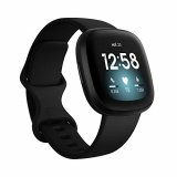 Fitbit Versa 3 – Smartwatch de salud y forma física con GPS integrado, análisis continuo de la frecuencia cardiaca, Alexa integrada y batería de +6 días, Negro