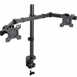 ErGear Soporte Monitor Doble para 12KG/13″-32″ Monitor con Resorte de Gas Tecnología Movimiento Completo Brazo Monitores Diseño Ergonómico Soporte de monitor VESA 100/75mm