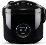 Reishunger Olla Arrocera Electrica y Vaporera Negro con Función de Mantenimiento del Calor – Para 1-6 Personas – Preparación rápida sin quemarse – Revestimiento Antiadherente