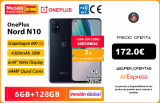 OnePlus Nord N10 5G, Versión global, 6GB RAM 128GB ROM móvil, 6.49» 90Hz FHD+ Pantalla, 64MP Quad Camera, Warp Charge 30T NFC|Teléfonos móviles|