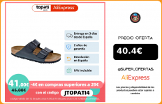 Birkenstock Mujer Sandalias modelo Arizona color Negro Moda Mujer Verano Sandalias Casual 100 % Originales|Sandalias de mujer|