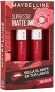 Maybelline New York, SuperStay Matte Ink, Cofre 2 Pintalabios Permanentes Líquidos de Larga Duración, Efecto Mate, Maquillajes Labiales, Tono 20 Pioneer – 2 Unidades, 10 ml