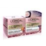 L’Oréal Paris Age Perfect Golden Age Set de Crema de Día Rosa con Protección Solar SPF 20 y Crema de Noche Fortificante, Antiarrugas y Luminosidad, Pieles Maduras y Apagadas, 50 ml cada una