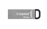 Kingston DataTraveler Kyson Unidad Flash USB3.2, 64GB-con Elegante Carcasa metálica sin capuchón