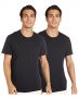 BOSS 2Pack Underwear T-Shirts Camiseta, Negro (Black 001), S (Pack de 2) para Hombre