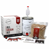 BNKR BEER | Brew&Share | Kit para Hacer Cerveza Red Ale | Tu Cerveza en 2 semanas. Elaboración con maltas. Fermentación en Barril. Materiales Reutilizables.