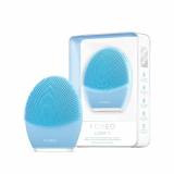 FOREO LUNA 3, cepillo de limpieza facial y masaje reafirmante para piel mixta, ultra higiénico, 16 intensidades, 650 usos por carga USB, conexión por app, impermeable, 2 años de garantía