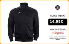 Joma Sudadera Abierta GALA 100086 tricot confort cremallera bolsillos laterales chándal Entrenamiento Paseo Viaje|Chaquetas de ejercicio y entrenamiento|